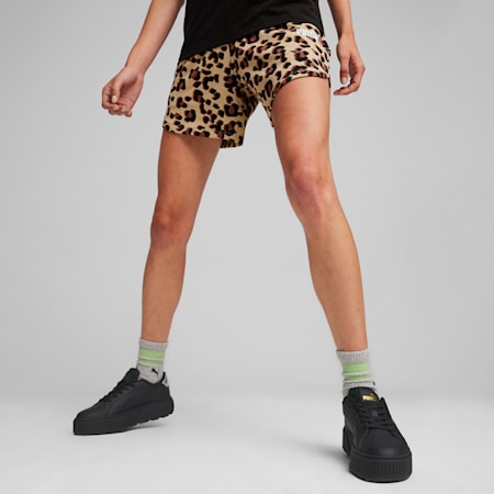 Women s ESS ANIMAL print shorts PUMA